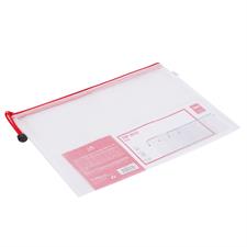 Deli E5654 A4 Mesh PVC Zip Bag