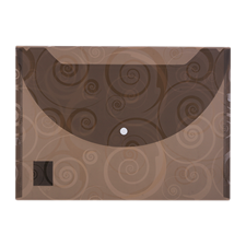 Deli E5661 Deco A4 Button File Bag