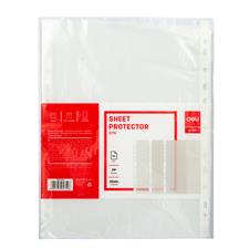 Deli E5710 A4 11-Holes Protector Sheet Pack of 20