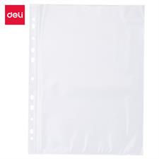 Deli E5712 A4 11-Holes Protector Sheet Pack of 100