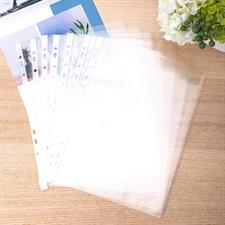 Deli E5712 A4 11-Holes Protector Sheet Pack of 100