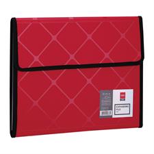 Deli E5863 A4 7 Pockets Expanding File with Notebook
