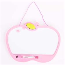 Deli E7808 Kids Apple Shape Magnetic Whiteboard 350 x 260 mm