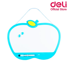 Deli E7809 Kids Apple Shape Magnetic Whiteboard 400 x 300 mm