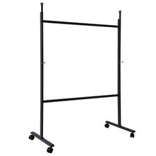 Deli E7870 Metal Whiteboard Stand 3.67 × 4.95 Feet