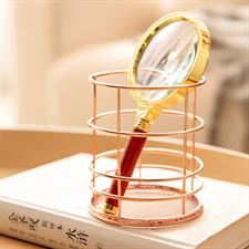 Deli E9096 Metal Magnifying Glass 60mm 4X