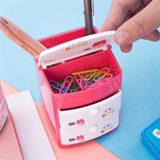Deli E9136 Little Dino Kids Pen Holder with Drawers
