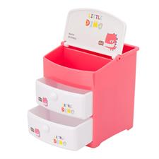 Deli E9136 Little Dino Kids Pen Holder with Drawers
