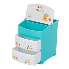 Deli E9136 Little Dino Kids Pen Holder with Drawers