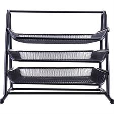 Deli E9181 A4 Mesh Steel 3-Tier Paper Tray