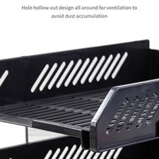 Deli E9208 A4 Plastic 2-Tier Paper Tray