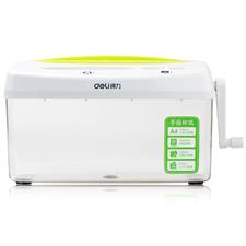 Deli E9935 1-Page Cross-Cut Paper/CD/Card Manual Shredder