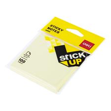 Deli EA00352 Yellow Color Sticky Notes 3x3 Inches