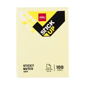 Deli EA01403 Pastel Sticky Notes 3x4 Inches 100 Sheets