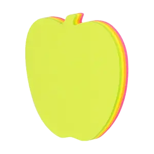 Deli EA03202 Neon Color Shape Sticky Notes 3×3 Inches 80 Sheets 