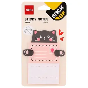 Deli EA55202 Characters Sticky Notes 3×4 Inches 15 Sheets