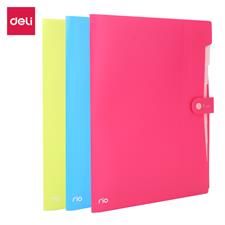 Deli EB40102 A4 8 Pockets Expanding File Snap