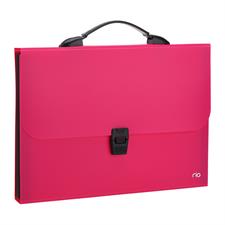 Deli EB40302 A4 13 Pockets Expanding File Buckled with Handle