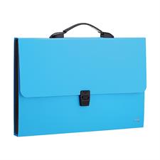 Deli EB40402 A4 13 Pockets Expanding File Buckled with Handle