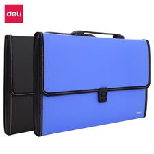 Deli EB40602 FC 13 Pockets Expanding File with Handle