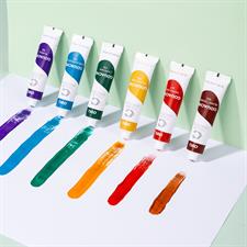 Deli EC11-12 Color Emotion 12 Gouache Colour 12ml Tubes