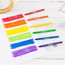 Deli EC200 Color Emotion Plastic Crayons