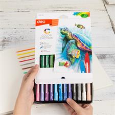 Deli EC201 Color Emotion Oil Pastels