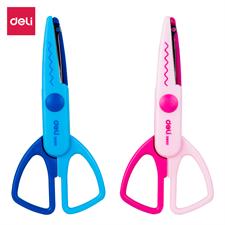 Deli ED60000 Neon Zigzag Crafting 5.35" / 136 mm Scissors 01 Piece