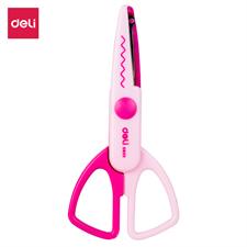 Deli ED60000 Neon Zigzag Crafting 5.35" / 136 mm Scissors 01 Piece