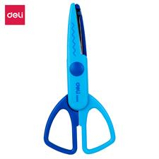 Deli ED60000 Neon Zigzag Crafting 5.35" / 136 mm Scissors 01 Piece