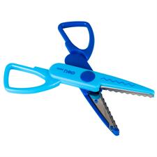 Deli ED60000 Neon Zigzag Crafting 5.35" / 136 mm Scissors 01 Piece