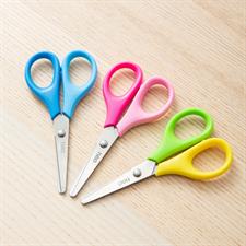 Deli ED60100 School Dual Colour 4.48" / 114mm Scissors 01 Piece