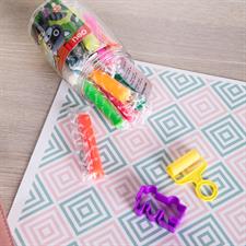 Deli ED75246 Play Dough Tub 12 Colours
