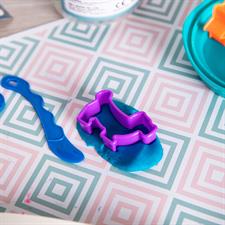 Deli ED75346 Play Dough Tub 12 Colours