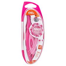 Deli EG20002 Compass in Plastic with Mechanical-Clutch Pencil+Lead Box