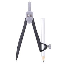 Deli EG20804 Orbit Classic Compass in Stainless Steel with Pencil