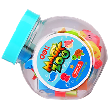 Deli EH03206 Magic Zoo Eraser Tube
