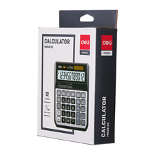 Deli EM00820 12-Digits Desktop Calculator