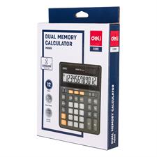 Deli EM888 12-Digit Dual Memory Desktop Calculator