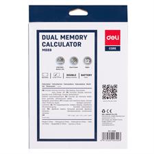 Deli EM888 12-Digit Dual Memory Desktop Calculator