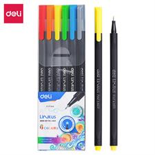 Deli EQ900-06 Linkus Fineliners Pointer 06 Colours