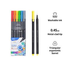 Deli EQ900-06 Linkus Fineliners Pointer 06 Colours