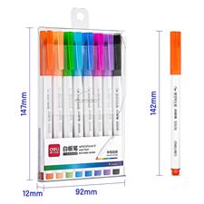 Deli White Board ES504/ES506 8 & 12 Erasable Colour Markers