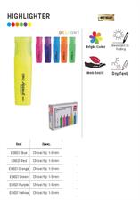 Deli ES621 Accent Highlighter 6 Colours