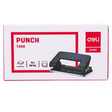 Deli ET40020 8 Pages Metal 2-Hole Punch Machine