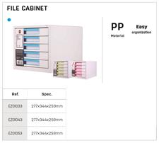 Deli EZ010 5-Drawers ABS File Cabinet