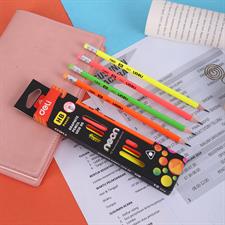 Deli EU51600 Neon Graphite Pencil Pack of 12