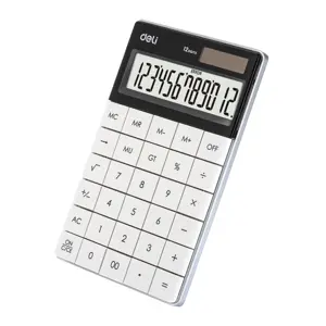 Deli Touch Series E1589 Acrylic Keys 12-Digits Desktop Calculator