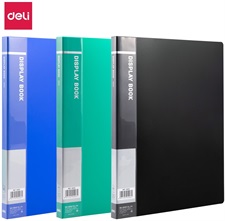 Deli Clasic Series E5003 A4 30 Pocket Display File