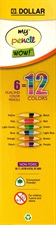 Dollar My Pencil WOW Dual End 12 Colour Pencils